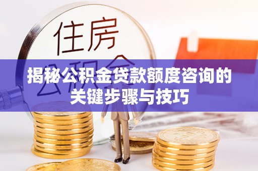 杭州揭秘公积金贷款额度咨询的关键步骤与技巧