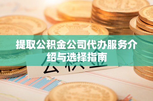 杭州提取公积金公司代办服务介绍与选择指南
