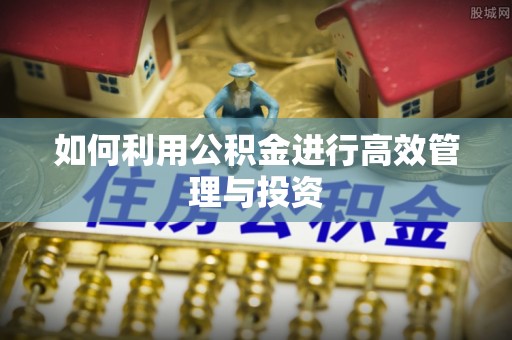 杭州如何利用公积金进行高效管理与投资