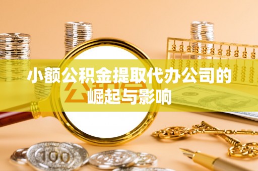 杭州小额公积金提取代办公司的崛起与影响